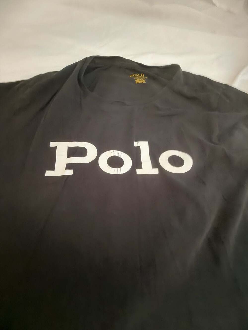 Polo Ralph Lauren Logo T-Shirt Size L Black